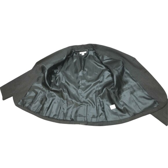 Pendleton Blazer Womens 12P Petite Gray Virgin Wool New Suit Jacket Lined Pocket - Picture 11 of 11